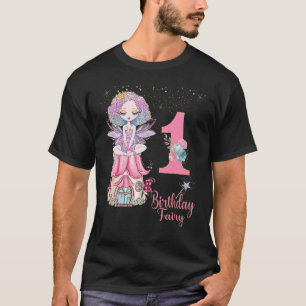おとぎ話の妖精プリンセス誕生日パーティー1st 4th tシャツ