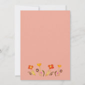 おとぎ話の扉おとぎ話の女の子の誕生日パーティー 招待状 (裏面)