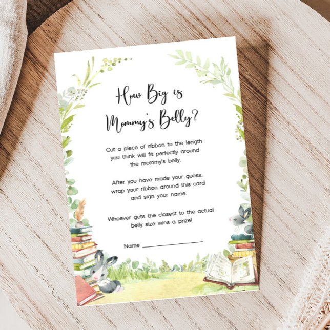 おとぎ話の新しい一章 ベビーシャワー お腹の大きさ当てゲーム (Storybook Baby Shower Game)