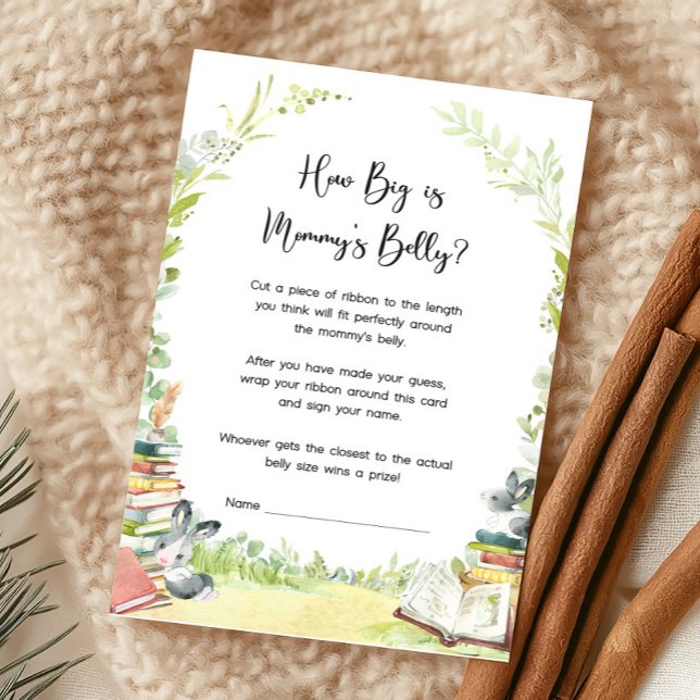 おとぎ話の新しい章のベビーシャワー大きさ当てゲーム (Storybook New Chapter Baby Shower Game)