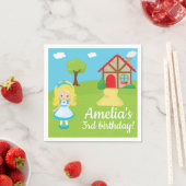 おとぎ話の時間ゴールディロックと3つのクマ スタンダードカクテルナプキン (インサイチュ)