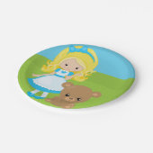 おとぎ話の時間ゴールディロックと3つのクマ ペーパープレート (アングル)