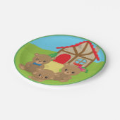 おとぎ話の時間ゴールディロックと3つのクマ ペーパープレート (アングル)