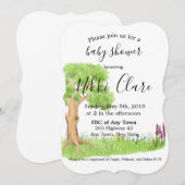 おとぎ話の木の招待状 招待状 (正面/裏面)