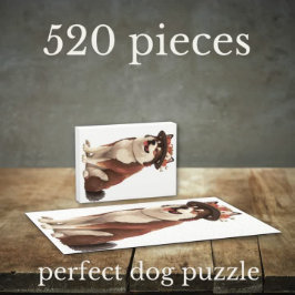 おとぎ話の本から引用したアメリカの秋田犬1 ジグソーパズル