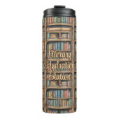 おとぎ話の本棚パターン タンブラー (正面)