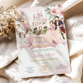 おとぎ話の本 一度きりのプリンセス誕生日 招待状