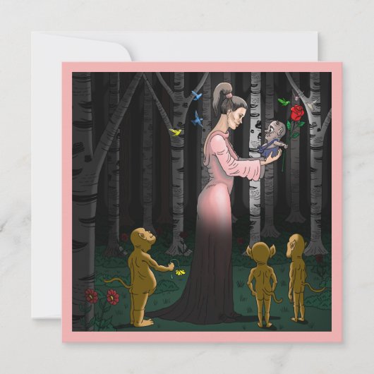 おとぎ話の森のロマンス カード (正面)