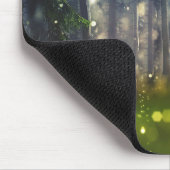 おとぎ話の森の木の自然ランドスケープアート マウスパッド (コーナー)