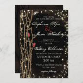 おとぎ話の森結婚の 招待状 (正面/裏面)