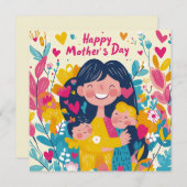 おとぎ話の母の日カード シーズンカード (正面/裏面)