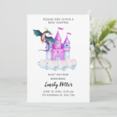 おとぎ話の水彩竜の城の魔法の物語 招待状 (スタンド正面)