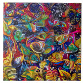 おとぎ話の海セラミックタイル タイル (正面)