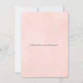 おとぎ話の物語の城結婚のリハーサルカード 招待状 (裏面)