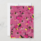 おとぎ話の王子と王女、フローラの花 招待状 (裏面)