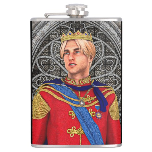 おとぎ話の王子 フラスク (正面)
