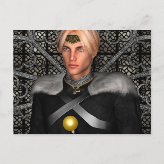 おとぎ話の王子 ポストカード (正面)