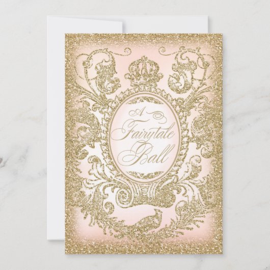 おとぎ話の球のプロム 招待状 (正面)