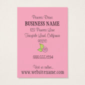 おとぎ話の生活 – つるラベルと名刺(*) (裏面)