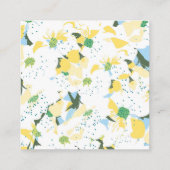 おとぎ話の白い妖精, ブライダルシャワー, 花の エンクロージャーカード (裏面)