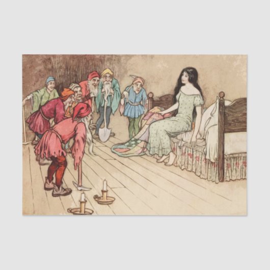 おとぎ話の白雪姫 薄葉紙 (正面)