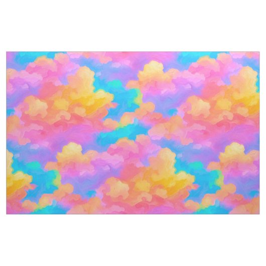 おとぎ話の空 ファブリック (ファットクウォーター)