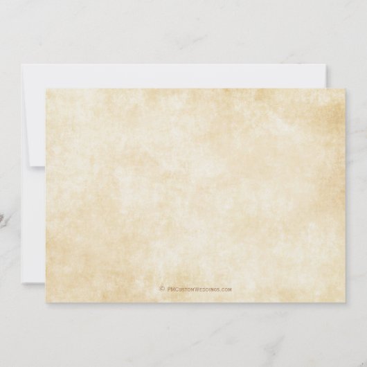 おとぎ話の結婚式の保存日付 セーブザデート (裏面)