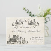 おとぎ話の結婚式の保存日付 セーブザデート (スタンド正面)