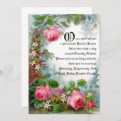 おとぎ話の結婚式の発表 招待状 (正面/裏面)