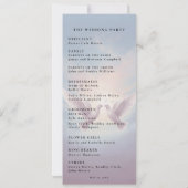 おとぎ話の結婚式 招待状 (裏面)