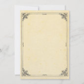 おとぎ話の絵本風の結婚式のSave the Dateカード セーブザデート (裏面)