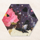 おとぎ話の聖書柱キャンドル ペーパーコースター (正面)