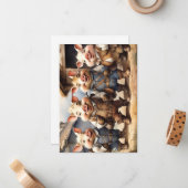 おとぎ話の豚 ノートカード (正面/裏面インサイチュ)