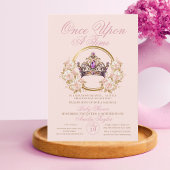 おとぎ話の赤ちゃんの女の子のシャワー 招待状