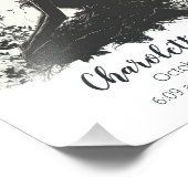 おとぎ話の赤ちゃんシャワーギフト |誕生統計ポスター フォトプリント (角)