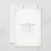 おとぎ話の赤ちゃんシャワー小さいありがとう サンキューカード (裏面)