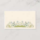 おとぎ話の赤ちゃんシャワー本ベビー挿入カード エンクロージャーカード (裏面)