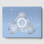 おとぎ話の赤ちゃんブルーシルバーシンデレラのキンセアニエラ ゲストブック (裏面)