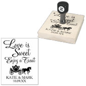 おとぎ話の車好きが甘い ラバースタンプ (押印)