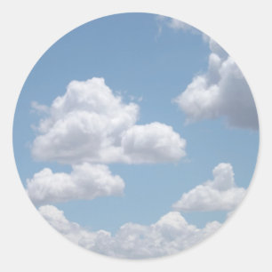 おとぎ話の雲 ラウンドシール
