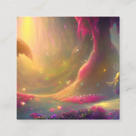 おとぎ話の風景グラフィック コーリングカード