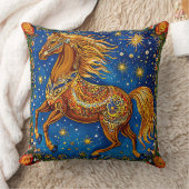 おとぎ話の馬の癒しと夢のインテリアアクセント 🎁 クッション (ブランケット)