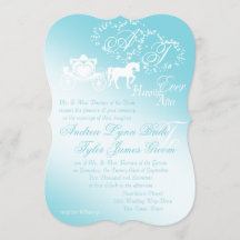 おとぎ話の馬車とハート