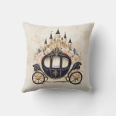 おとぎ話の馬車と城 クッション (裏面)