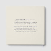 おとぎ話の馬車と城 ゲストブック (裏面)