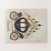 おとぎ話の馬車と城 ジグソーパズル (横)