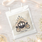 おとぎ話の馬車と城 フェイバーバッグ (クリップ留めされた状態)