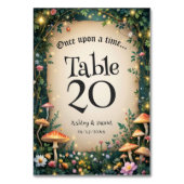 おとぎ話の魅惑の森フローラウッドランド結婚ズ テーブルナンバー (正面)