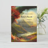 おとぎ話の魔法の森のブライズシャワー 招待状 (スタンド正面)