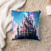 おとぎ話の魔法キャッスルハッピーエバーアフター クッション (ブランケット)